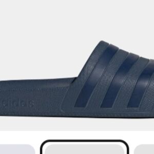 New Men's Adidas Navy Blue Slides Size 11